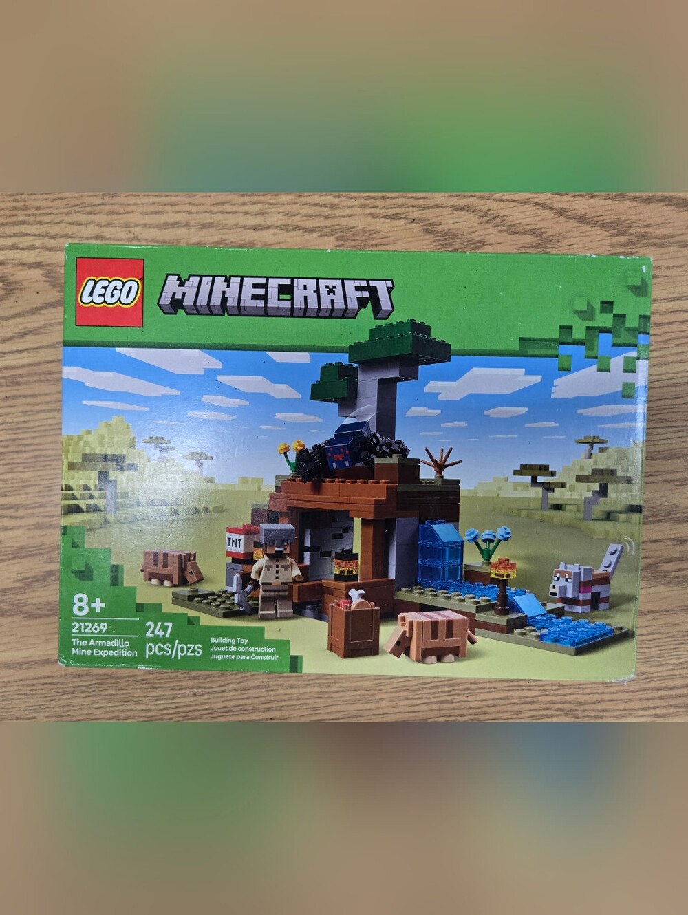 LEGO Minecraft The Armadillo Mine Expedition Set 247 Pieces (# 21269) Sealed
